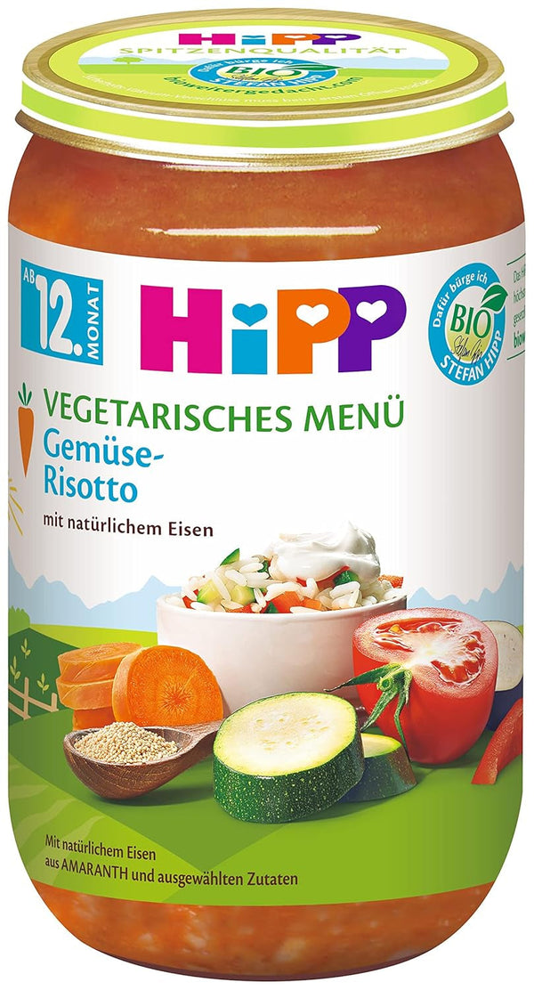 Hipp meniuri organice de la 12 luni risotto de legume, pachet de 6 Mama si Copilul Naty Shop Default Title