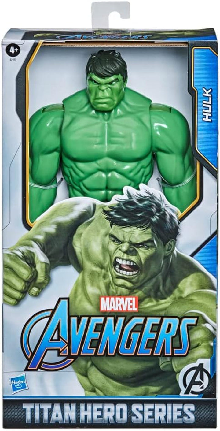 Hasbro E74755L2 Marvel Avengers Titan Hero Series Blast Gear Deluxe Hulk Action Figure, jucărie mare de 30 cm, inspirată din benzile desenate Marvel, pentru copii cu vârsta peste 4 ani Action figures Naty Shop