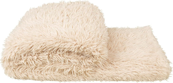 "Zoeppritz since 1828" Pătură confortabilă din blană naturală Fluffy Voluminous And Long Haired Faux Fur Blanket 140X190 Cm 090 Clay "From "Zoeppritz since 1828" 203290-090-140X190 090 Beige Paturi si Cuverturi 'zoeppritz since 1828' 090 Bej