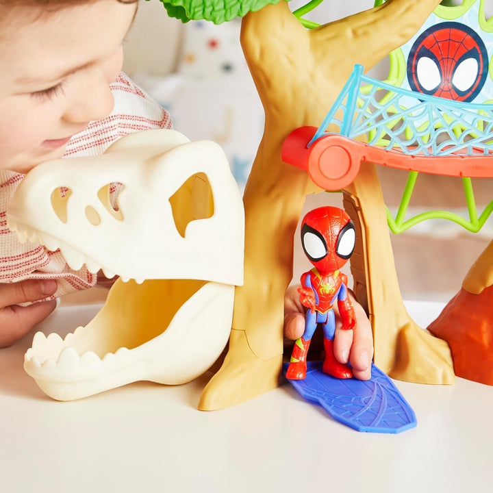 Marvel Spidey And His Super Friends Dino Treehouse Superhero Playset Action figures Naty Shop