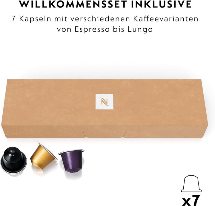 Nespresso De'Longhi EN640.W Gran Lattissima Mașină de cafea cu capsule cu sistem automat de lapte, presiune de 19 bar, 1400W, alb Espressoare Besuche den Nespresso-Store