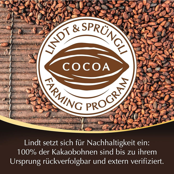Ciocolată Lindt LINDOR bile de ciocolată neagră, 400 grame Bomboane de Ciocolata Naty Shop