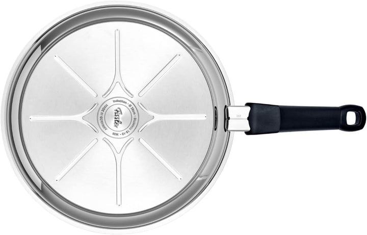Fissler Adamant Premium, tigaie din oțel inoxidabil, neaderentă, rezistentă la zgârieturi - Inducție Oale si Tigai Naty Shop