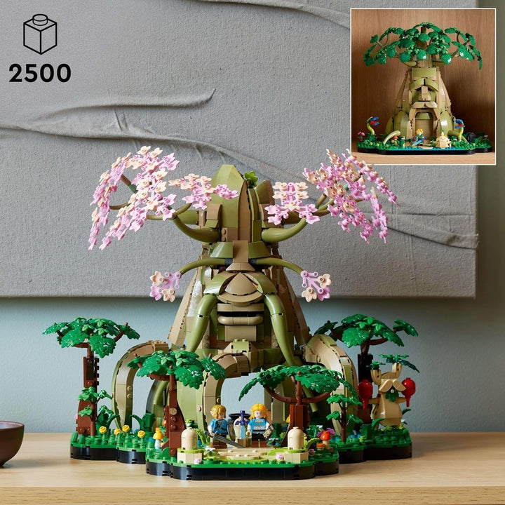 LEGO The Legend of Zelda Deku Tree 2-In-1 - piesă de colecție cu prințesa Zelda și 3 minifigurine Link - set de construcție pentru adulți și idee de cadou pentru fanii jocurilor video - 77092 Seturi de constructie Besuche den LEGO-Store