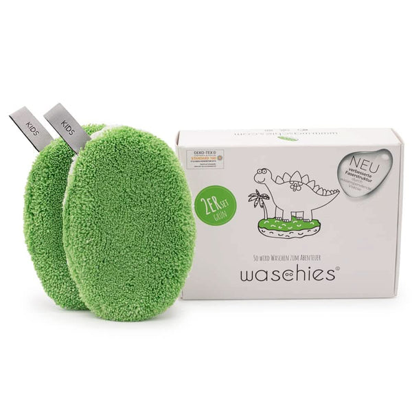 Tampoane de spălat Waschies KIDS pentru bebeluși și copii, pentru curățare numai cu apă, reutilizabile Mama si Copilul Naty Shop