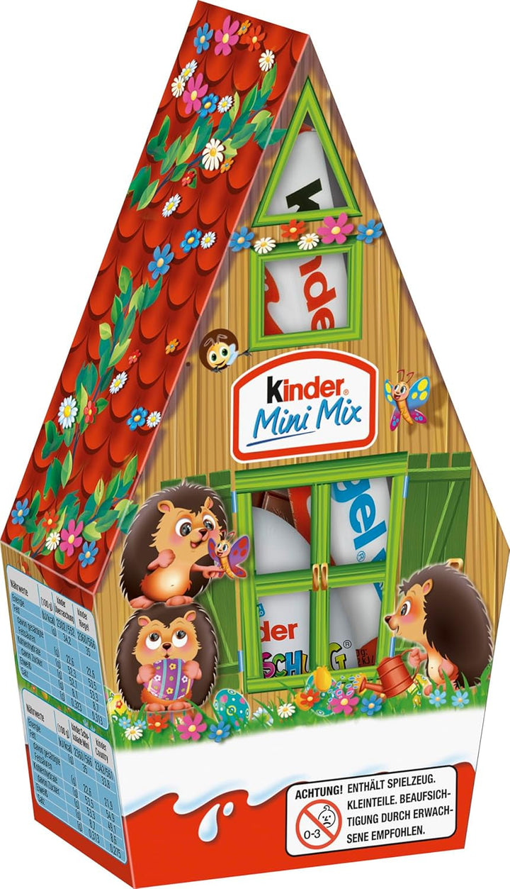 Ferrero Kinder Mix Osternest ,143 G, Verschiedene Minis & Hohlfiguren, Ostern , Ideal Als Geschenk Naty Shop Mix Haus 76Gr