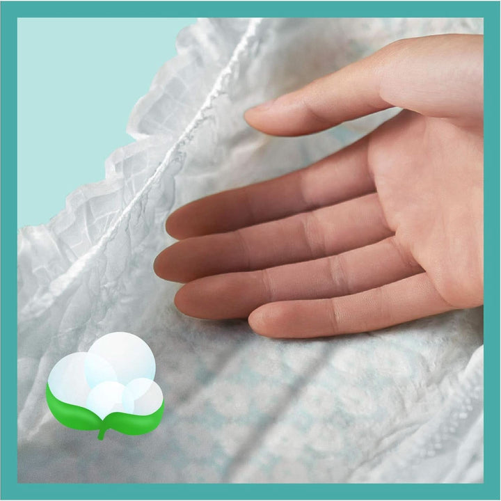 Pampers (versiunea clasica), scutece pentru bebeluși mărimea 4+ (10-15 kg), 100 buc Mama si Copilul Naty Shop