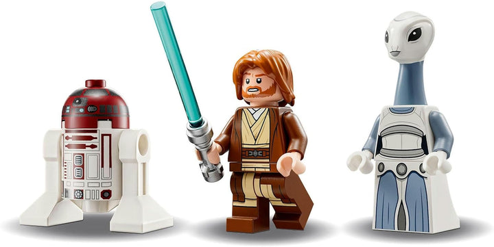 LEGO Star Wars Luptătorul stelar Jedi al lui Obi-Wan Kenobi, jucărie construibilă cu Taun We, figurină droid și sabie laser, Set Atacul clonelor 75333 Seturi de constructie Besuche den LEGO-Store
