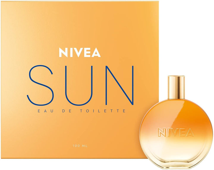 NIVEA SUN Eau De Toilette, parfum unisex cu aroma originală de protecție solară, estival, răcoritor și în sticla emblematică de parfum (100 ml)