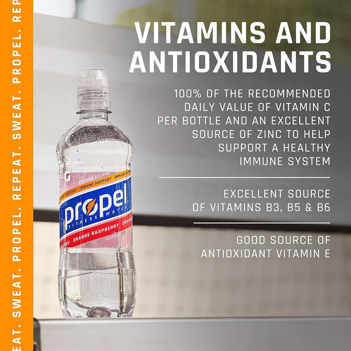 Immune Support, Pineapple Peach, 16.9 Fl Oz (Pack of 24) Apa USA Naty Shop