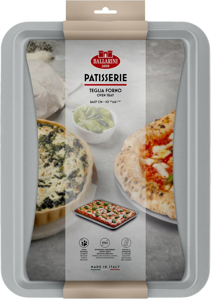 Ballarini, Tava de copt, diverse modele Matrite si tavi pentru copt Naty Shop Gri Tava pentru cuptor 26 x 37 cm