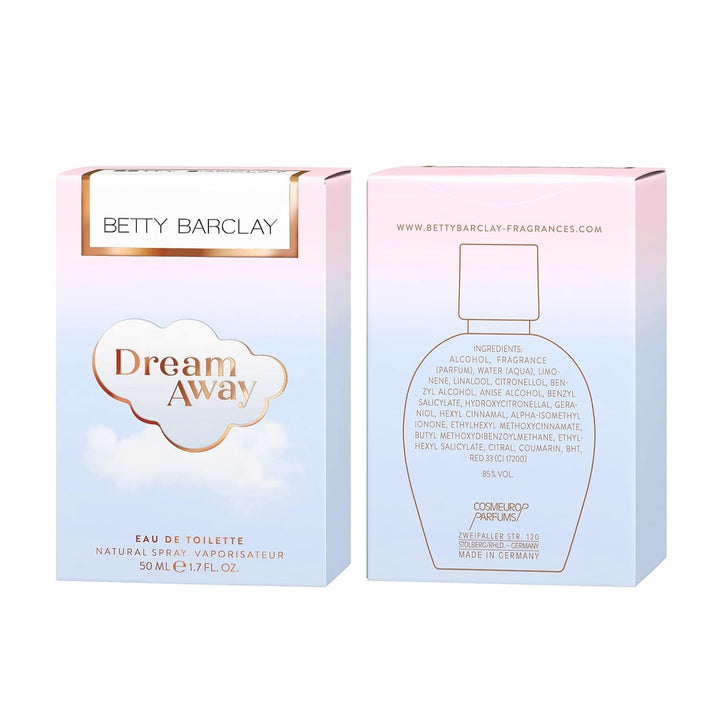 Betty Barclay® | Apă de toaletă florală - fructată - pudrată - lejeritate visătoare pentru purtătorii care își iau visele în propriile mâini | Spray natural cu vaporizator 50 ml