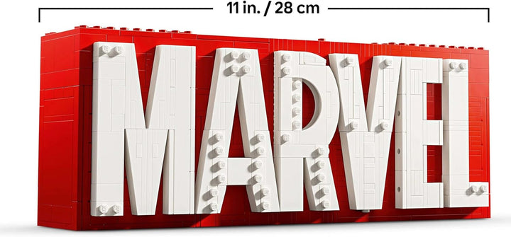 LEGO Marvel: Logo-ul și minifigurinele Marvel - Set de colecție cu Hulk, Thor, Iron Man, Black Widow și Captain America - Set de construcție cu figurine Avengers - Cadou pentru băieți și fete de la 12 ani 76313 Seturi de constructie Besuche den LEGO-Store