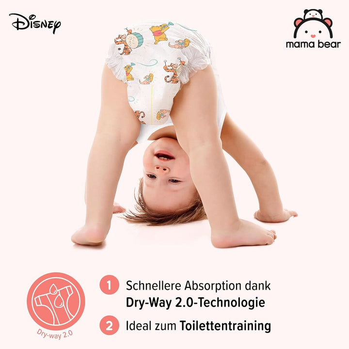 Scutece Mama Bear Disney, mărimea 5 (12-17 kg), alb, 70 bucăți Mama si Copilul Naty Shop