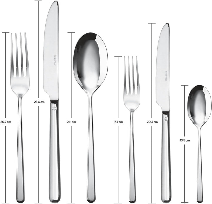 Sambonet 52513-83 Tacâmuri 36 piese, Oțel inoxidabil Bucatarie Naty Shop