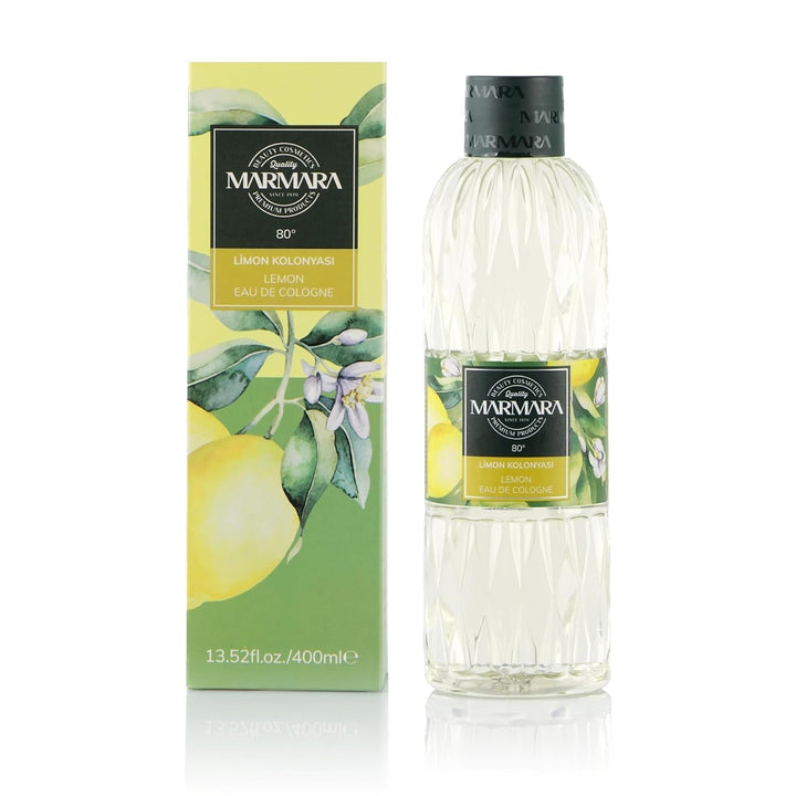 MARMARA BEAUTY Apă de colonie OCEAN 300 ml - Alcool 80° - Parfum răcoritor pentru femei și bărbați - Apă de colonie - Reîmprospătează, răcorește - EDC - Calmează - Colonia