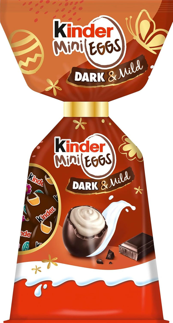 Ferrero Kinder Mix Osternest ,143 G, Verschiedene Minis & Hohlfiguren, Ostern , Ideal Als Geschenk Naty Shop Dark Mild 85Gr