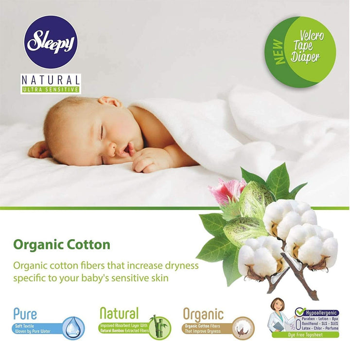 SOHO, Scutece pentru copii, fabricate din bumbac organic și extract de bambus, confort și senzatie de uscat Mama si Copilul Naty Shop