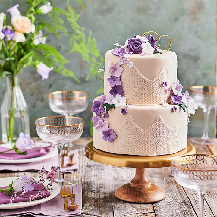 FunCakes Roll Fondant Elegant Ivory: ușor de utilizat, neted, flexibil, moale și pliabil, perfect pentru decorarea prăjiturilor, halal, kosher și fără gluten, 250 g Pasta de zahar Naty Shop