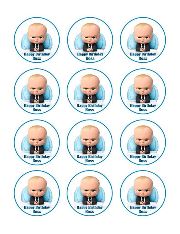 Imagine comestibila, vafa, format A4, Boss Baby Imagini comestibile Nati Shop