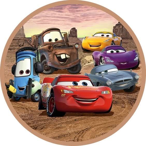 Imagine comestibila, vafa, format A4, Cars Imagini comestibile Nati Shop