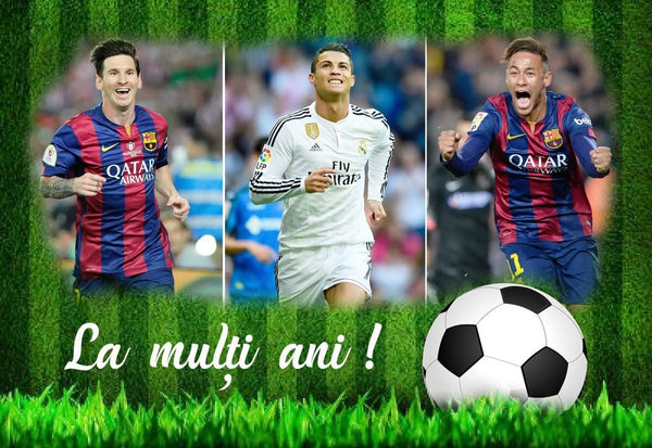 Imagine comestibila, vafa, format A4, fotbalisti Imagini comestibile Nati Shop