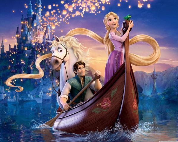 Imagine comestibila, vafa, format A4, Rapunzel Imagini comestibile Nati Shop