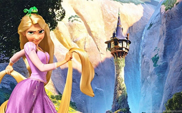 Imagine comestibila, vafa, format A4, Rapunzel Imagini comestibile Nati Shop