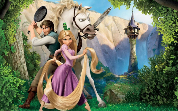 Imagine comestibila, vafa, format A4, Rapunzel Imagini comestibile Nati Shop
