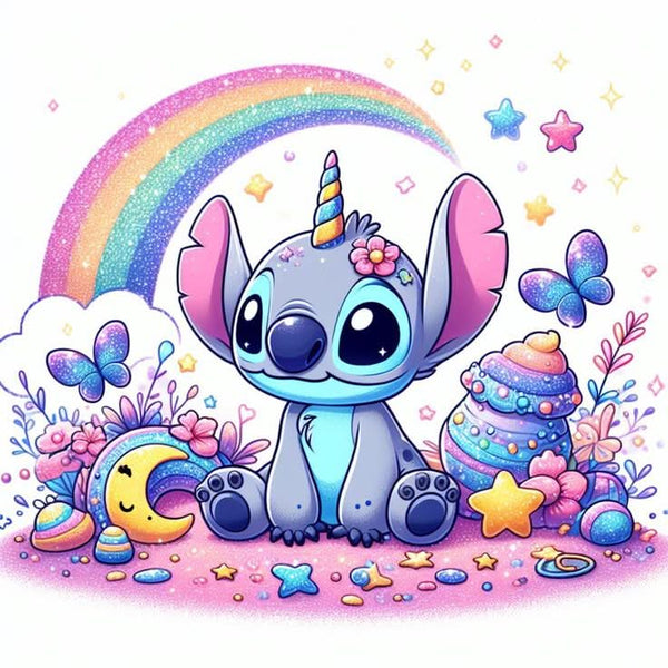 Imagine comestibila, vafa sau icing, format A4, Lilo and Stitch Imagini comestibile Nati Shop