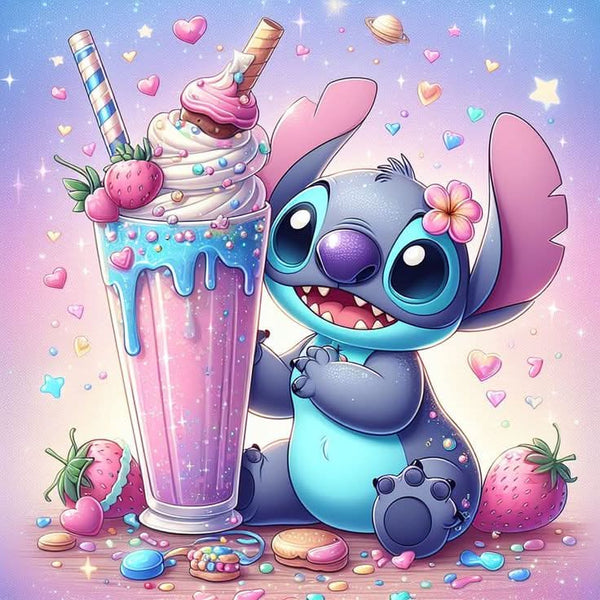 Imagine comestibila, vafa sau icing, format A4, Lilo and Stitch Imagini comestibile Nati Shop