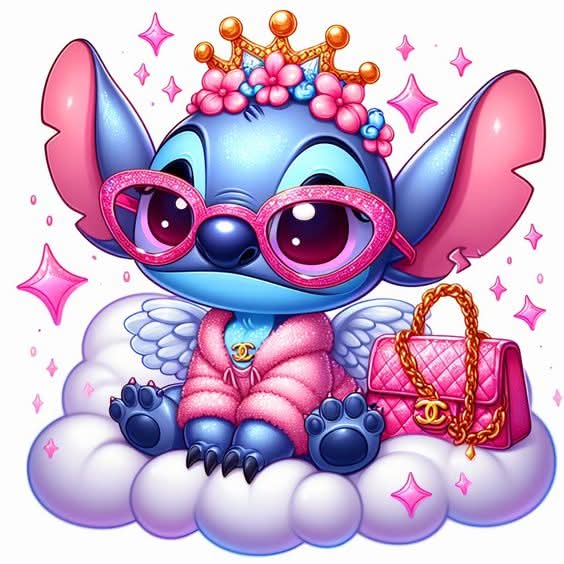 Imagine comestibila, vafa sau icing, format A4, Lilo and Stitch Imagini comestibile Nati Shop