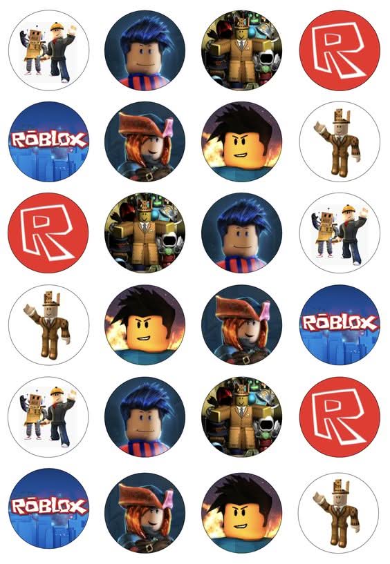 Imagine comestibila, vafa sau icing, format A4, Roblox Imagini comestibile Nati Shop