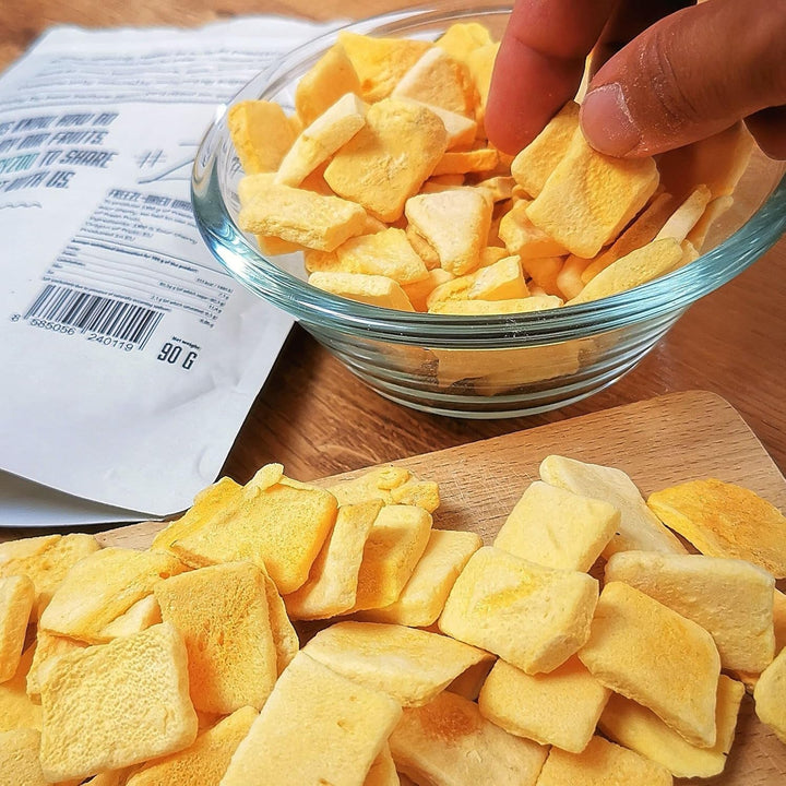 Mango liofilizat | Fără zahăr adăugat Mango liofilizat | Mango liofilizat Mango fructe Mango uscat | Mango uscat Fructe uscate fără aditivi | Mango uscat ZingyZoo (100g) Produse deshidratate Naty Shop