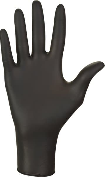 Manusi nitril nepudrate negre Nitrylex 100buc, marimea M Nati Shop