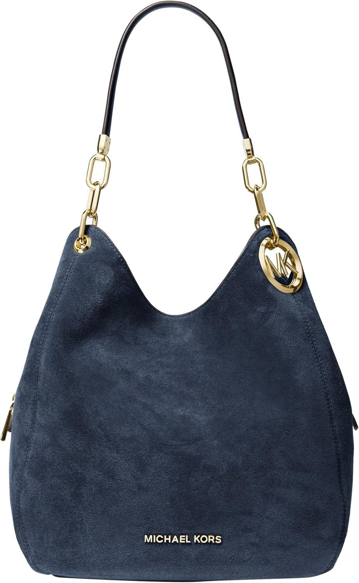 Michael Kors, geantă de umăr cu lanț Genti Femei Naty Shop Albastru marin