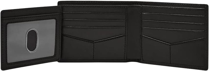 Portofel Fossil pentru bărbați - Derrick RFID piele bifold cu flip ID, ML3681001 - 10.9 cm L x 1.27 cm l x 8.9 cm H Portofel Barbati Naty Shop