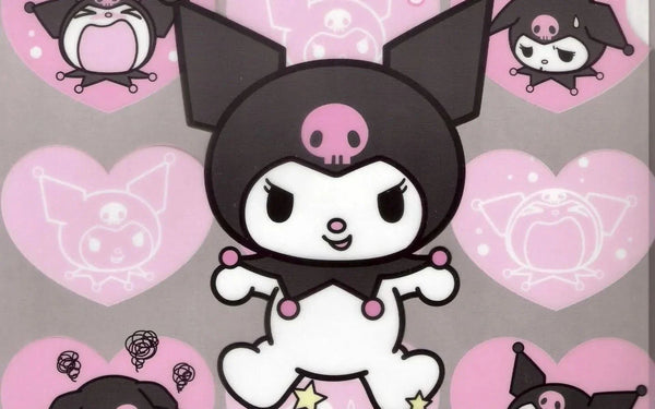 Imagine comestibila, vafa sau icing, format A4, Kuromi Imagini comestibile Naty Shop